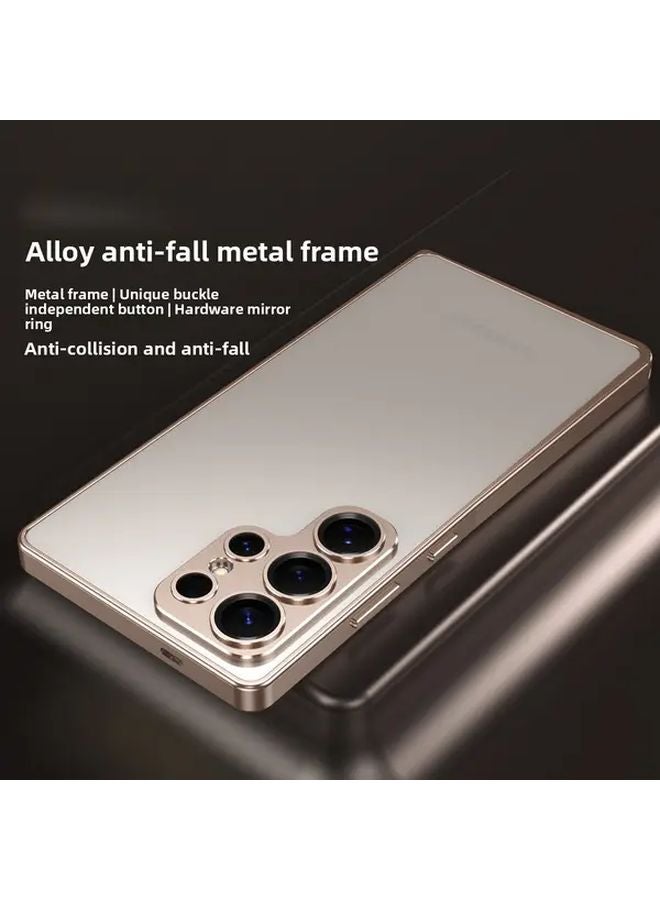 حالة تبريد إطار سبيكة الألومنيوم الذهبي لجهاز Samsung Galaxy S24 Plus - Image 5